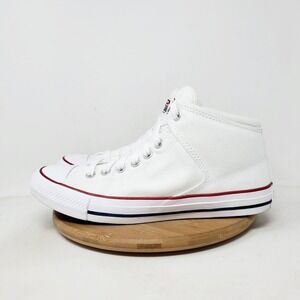 Converse Chuck Taylor High Street Shoes Womens‎ 9.5 White Canvas Mid Sneaker